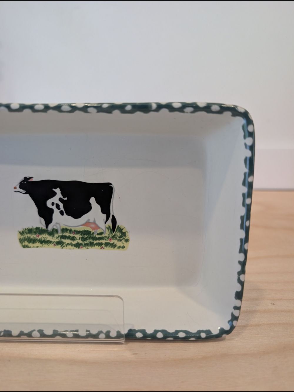 Vintage Crystolware Cow Dish — Farmhouse Cottagecore Decor - Picture 4 of 13